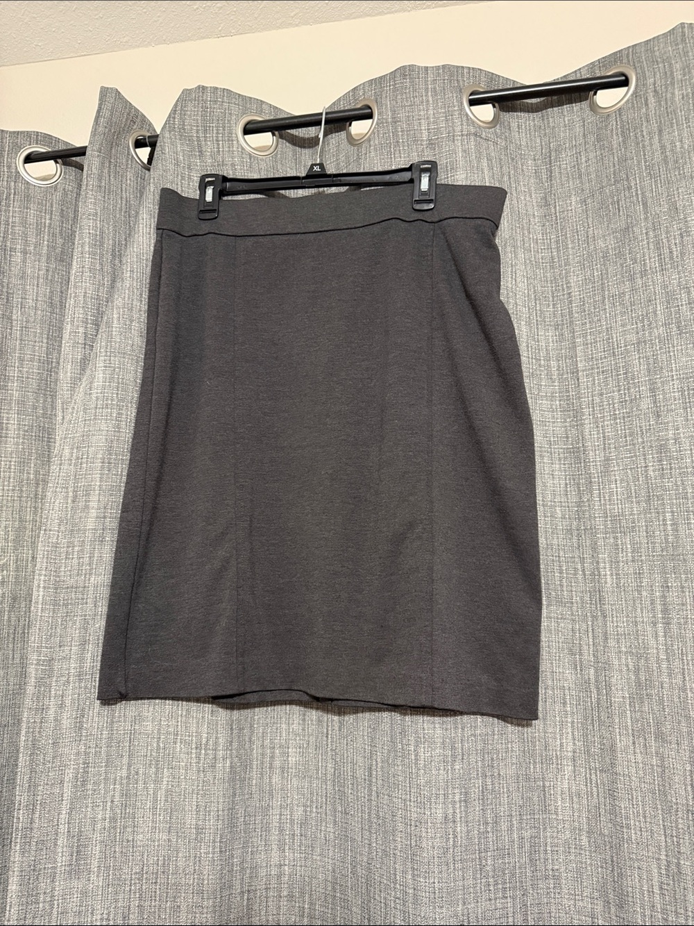 Counterparts Dark Gray Pencil Skirt
